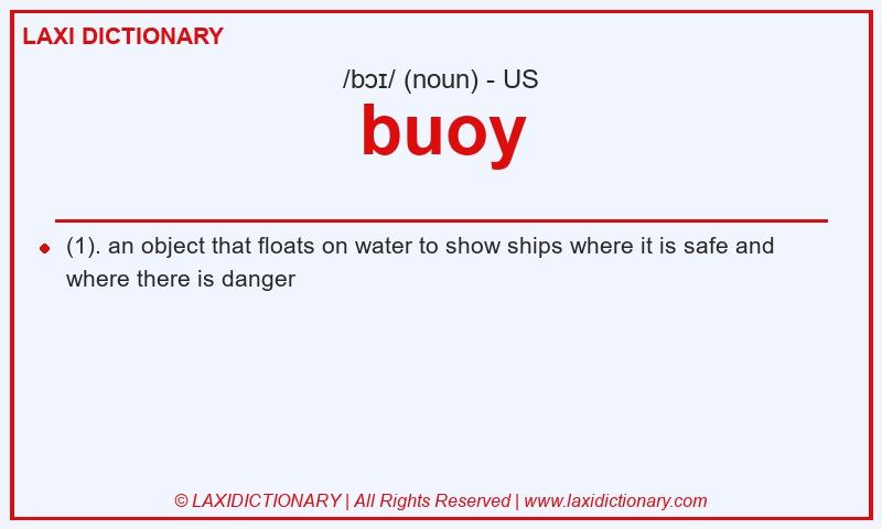 Definition buoy in American English