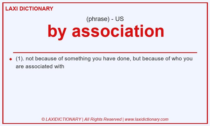 Definition by association in American English