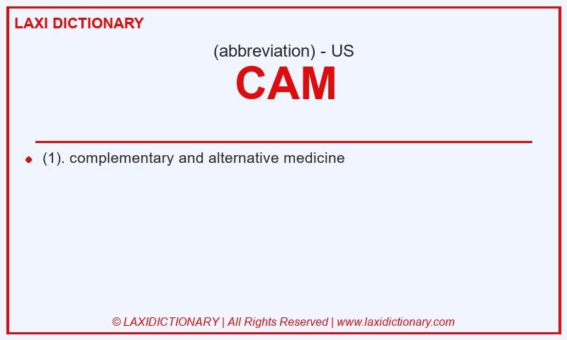 Definition CAM in American English