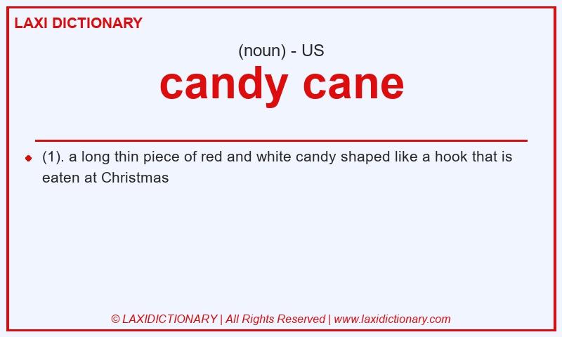 Definition candy cane in American English