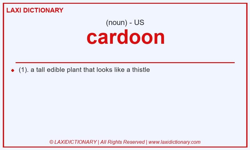 Definition cardoon in American English