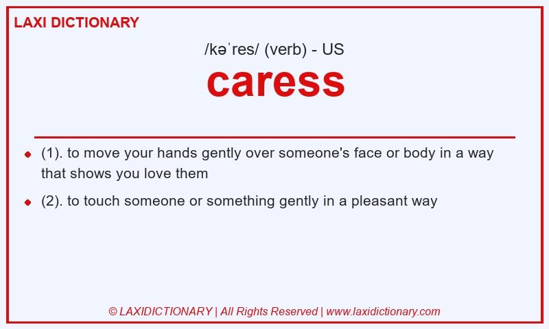 Definition caress in American English