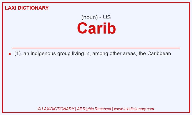 Definition Carib in American English