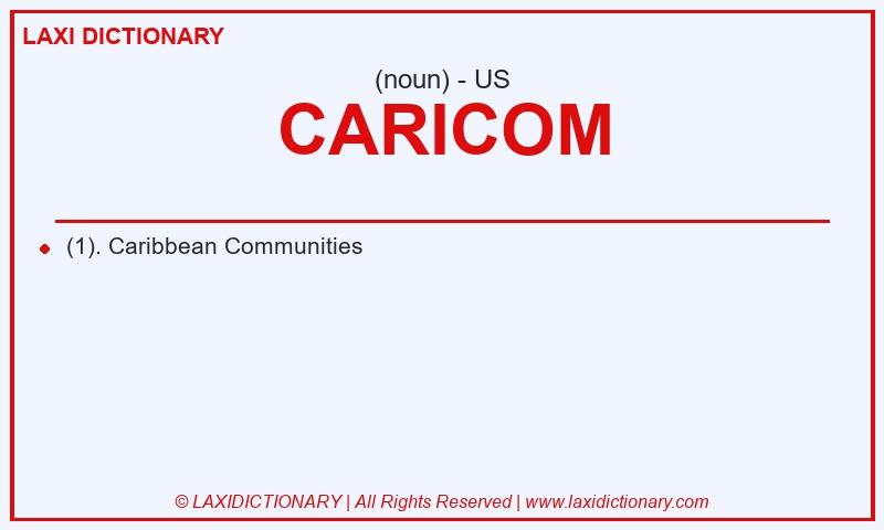 Definition CARICOM in American English