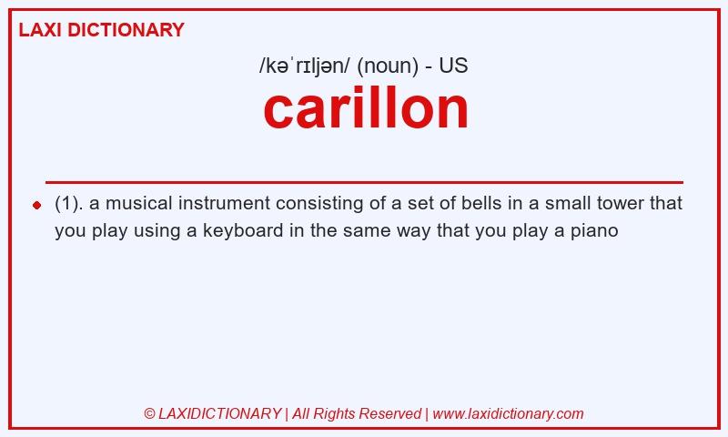 Definition carillon in American English