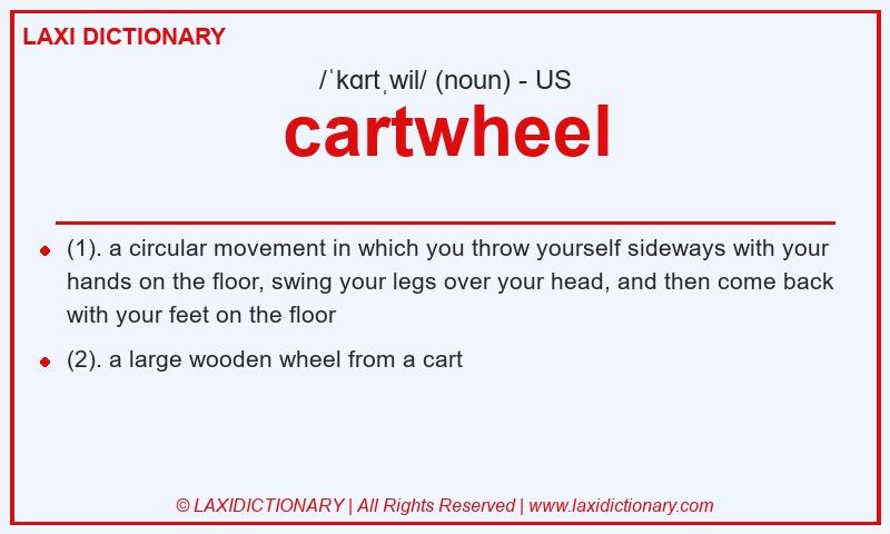 Definition cartwheel in American English