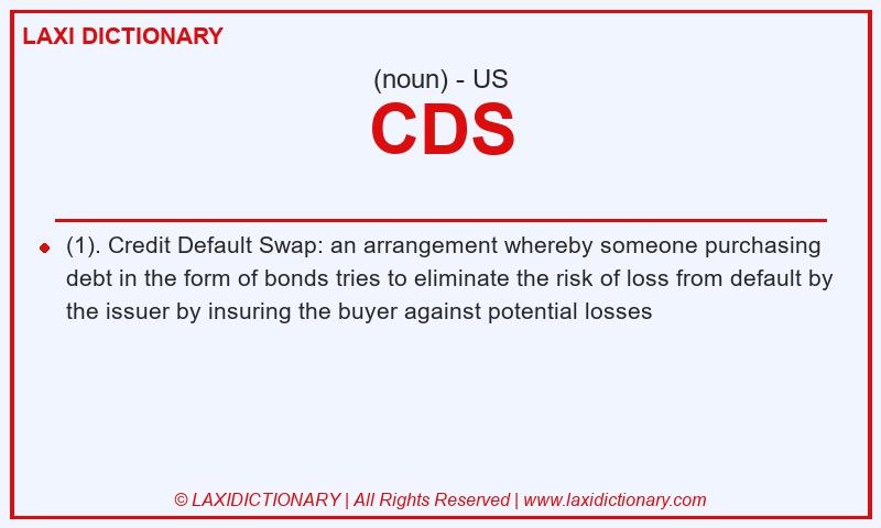 Definition CDS in American English