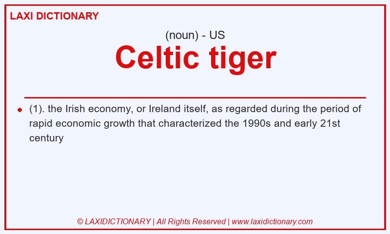 Definition Celtic tiger in American English