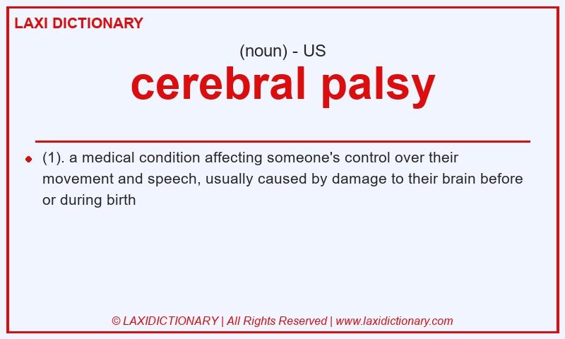 Definition cerebral palsy in American English