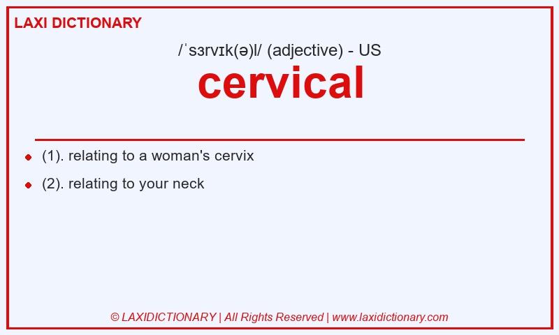 Definition cervical in American English