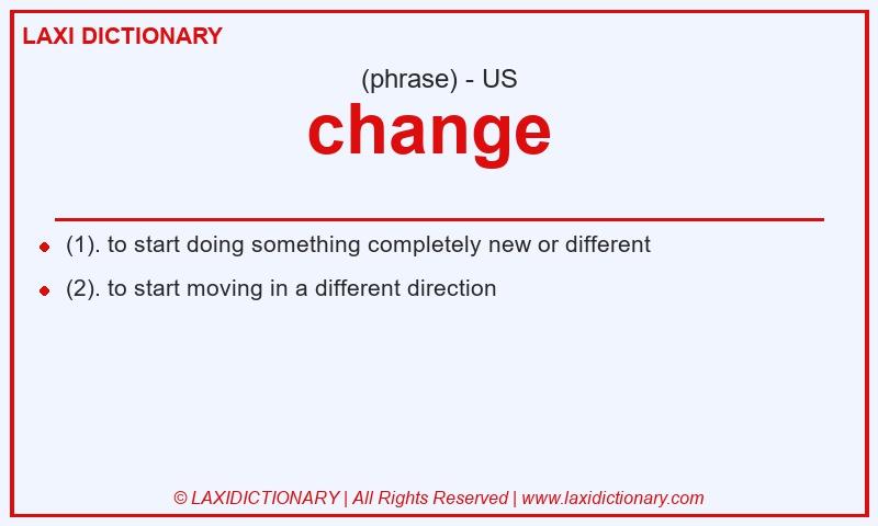 Definition change in American English