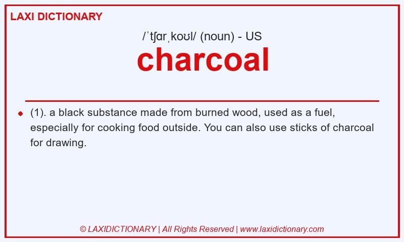 Definition charcoal in American English