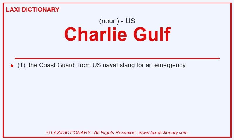 Definition Charlie Gulf in American English