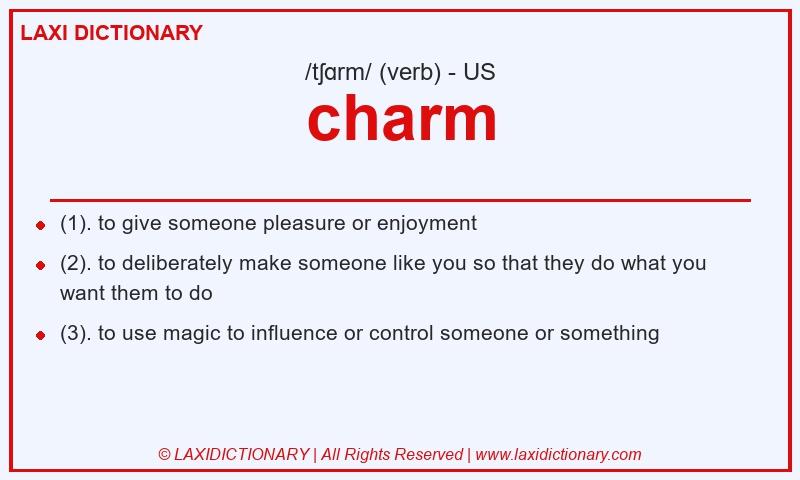 Definition charm in American English