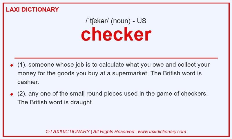 Definition checker in American English