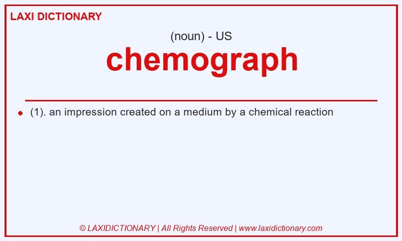 Definition chemograph in American English