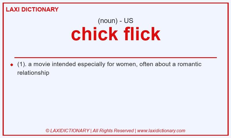 Definition chick flick in American English