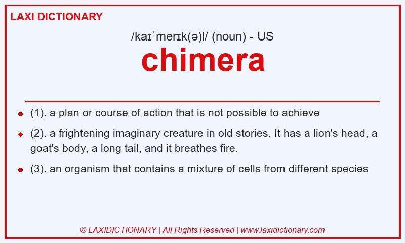 Definition chimera in American English