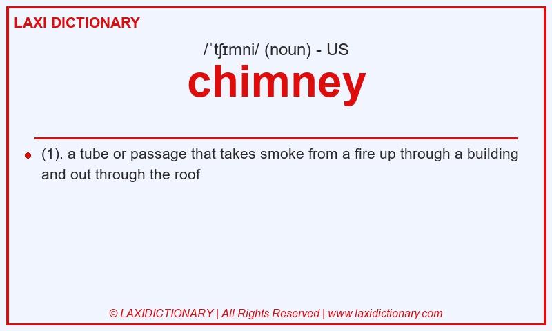 Definition chimney in American English