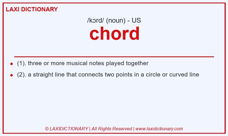 Definition chord in American English