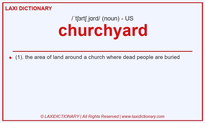 Definition churchyard in American English