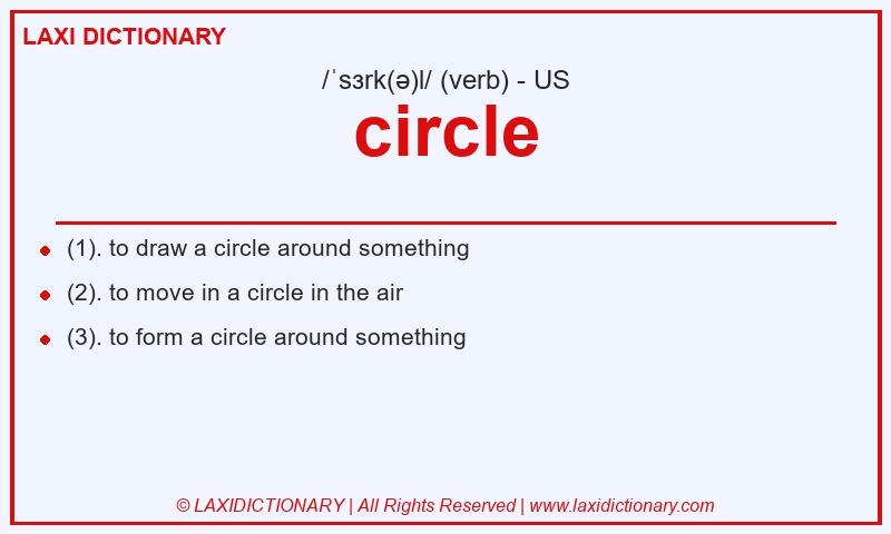 Definition circle in American English