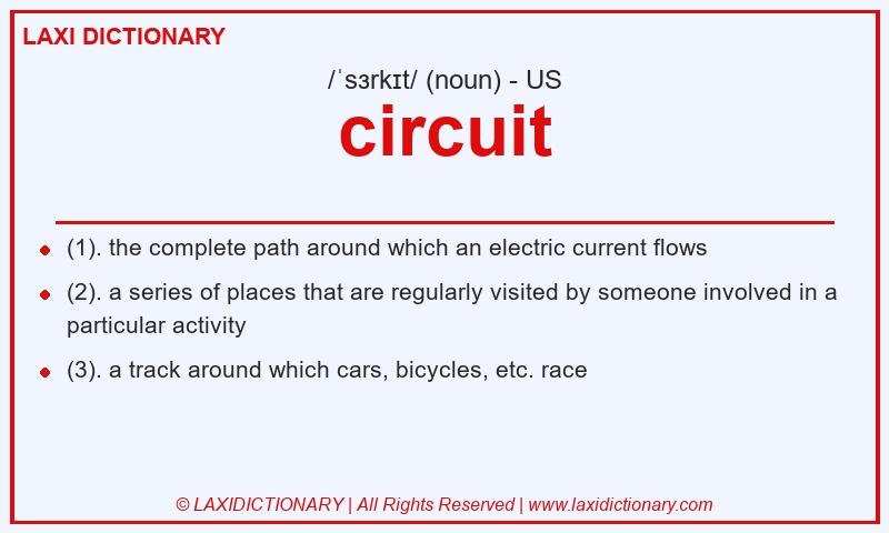 Definition circuit in American English