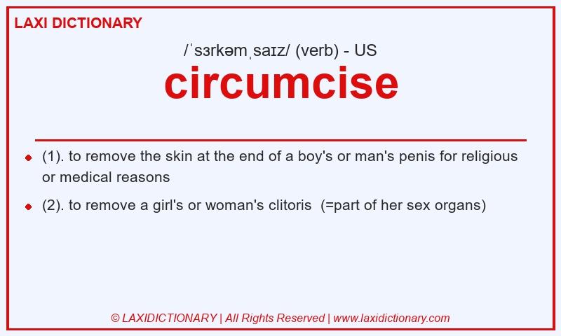 Definition circumcise in American English