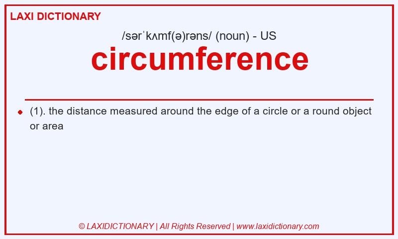 Definition circumference in American English