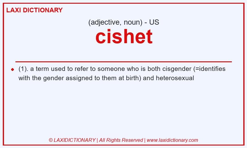 Definition cishet in American English