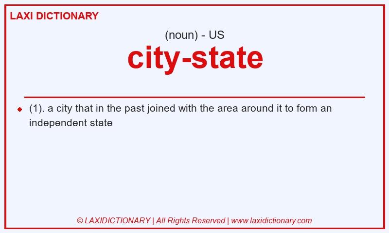Definition city-state in American English