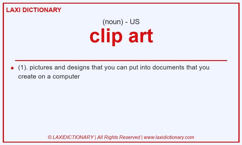 Definition clip art in American English