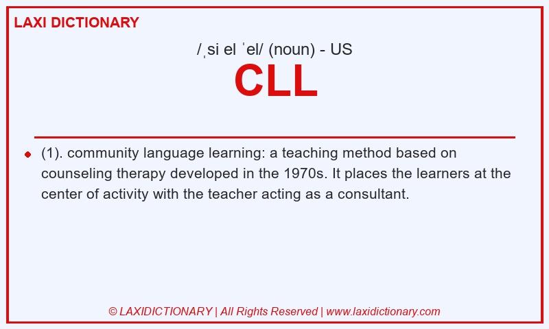 Definition CLL in American English