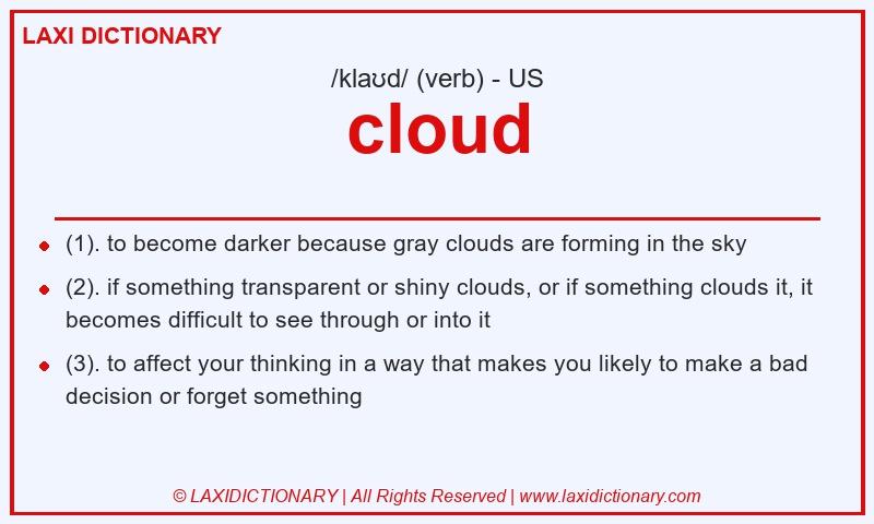 Definition cloud in American English