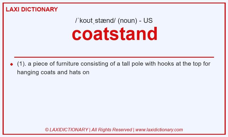 Definition coatstand in American English
