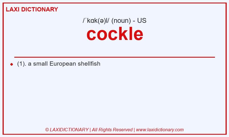 Definition cockle in American English