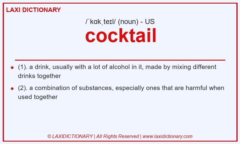 Definition cocktail in American English