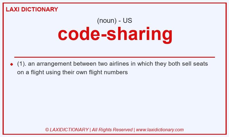 Definition code-sharing in American English