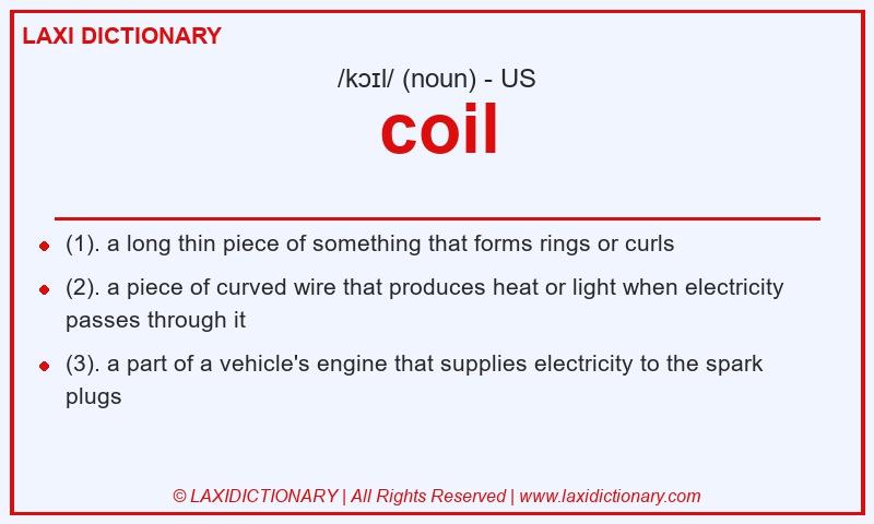 Definition coil in American English