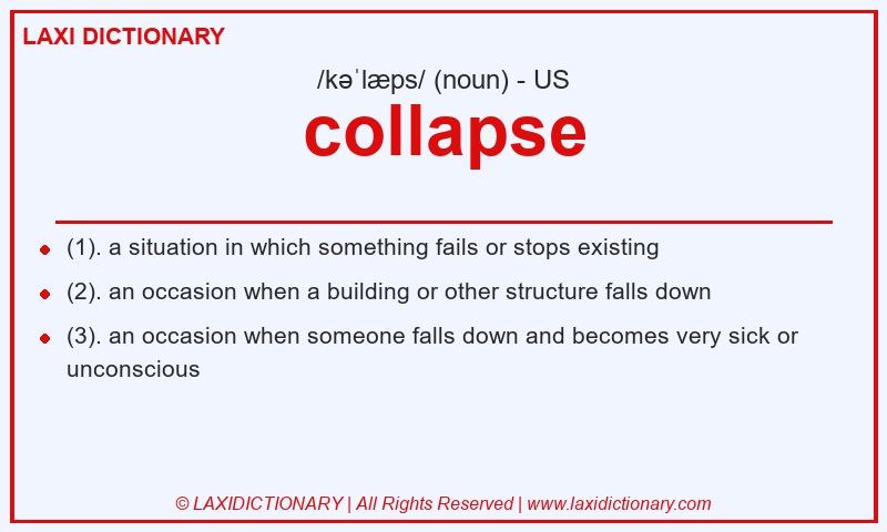 Definition collapse in American English