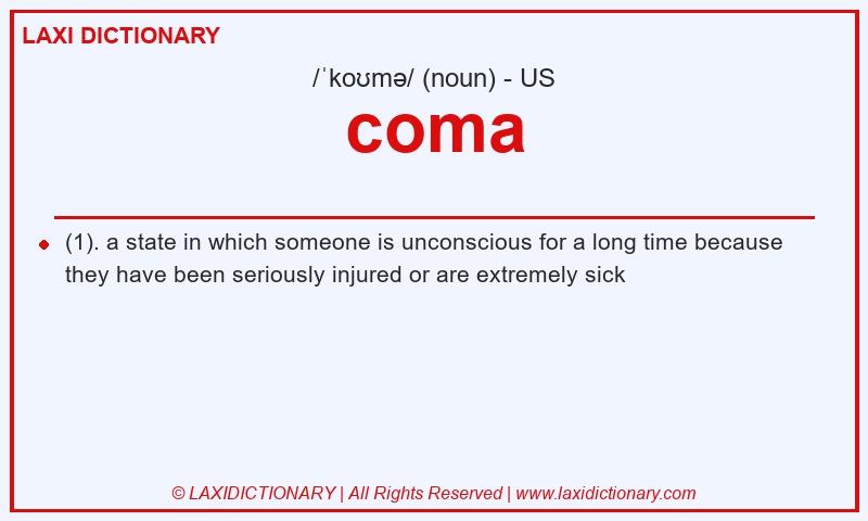 Definition coma in American English