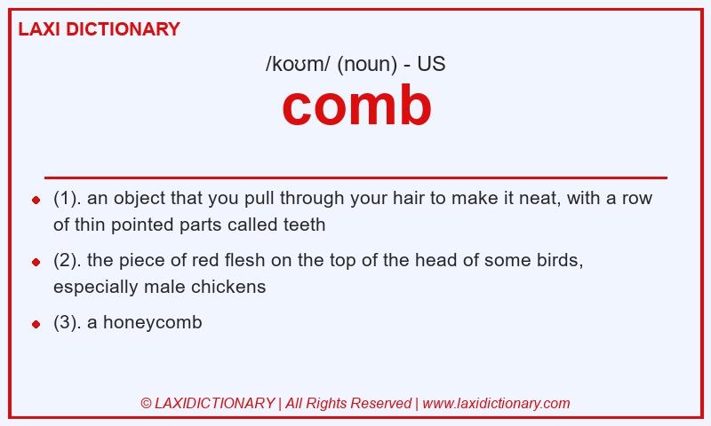 Definition comb in American English