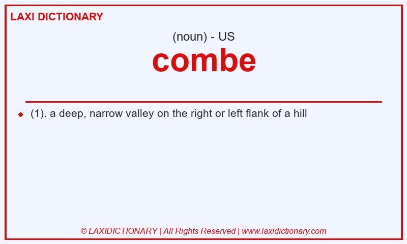 Definition combe in American English