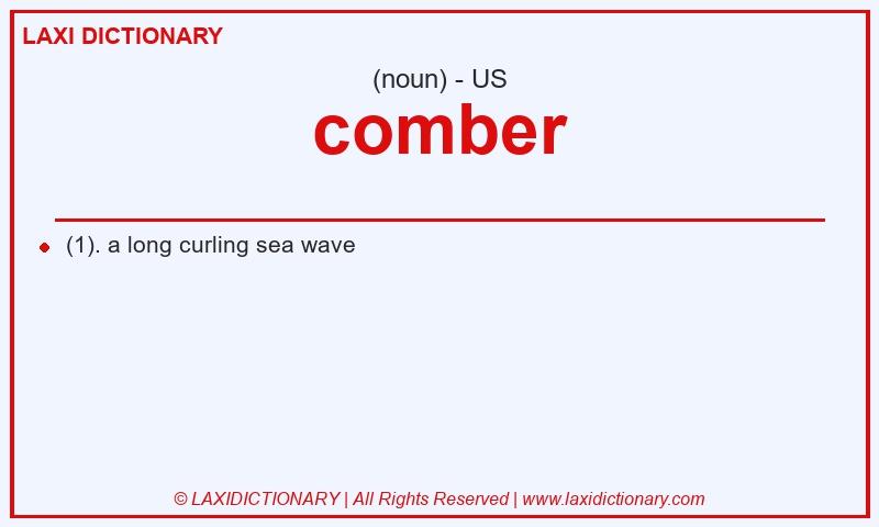 Definition comber in American English