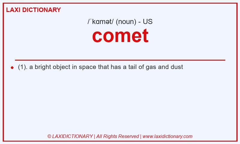 Definition comet in American English