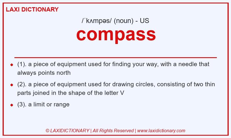 Definition compass in American English