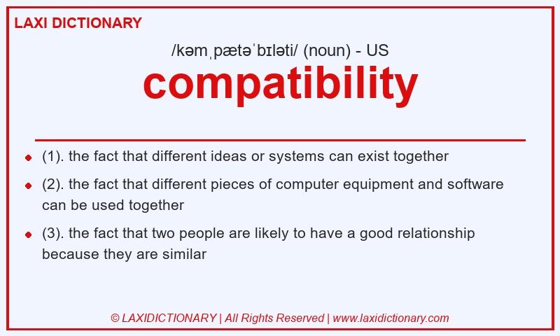 Definition compatibility in American English