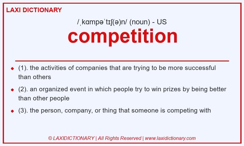 Definition competition in American English