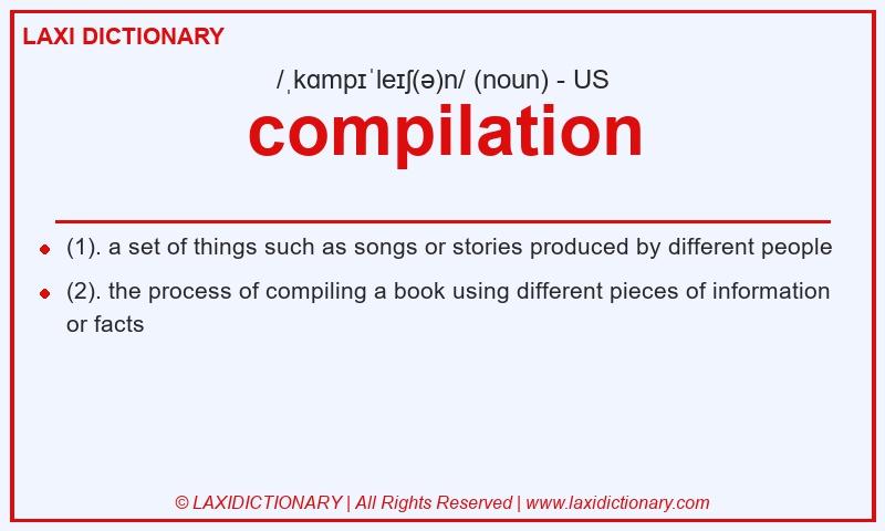 Definition compilation in American English