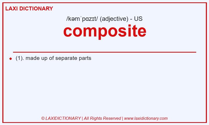 Definition composite in American English
